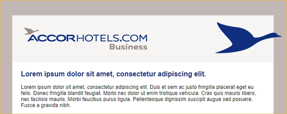 Accor Hotels Emailer