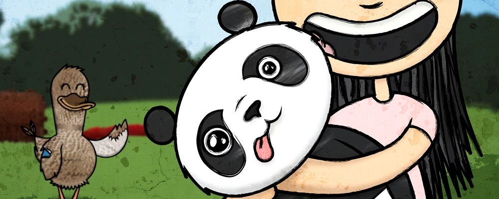 Lucky the Panda - Lucky sleeping